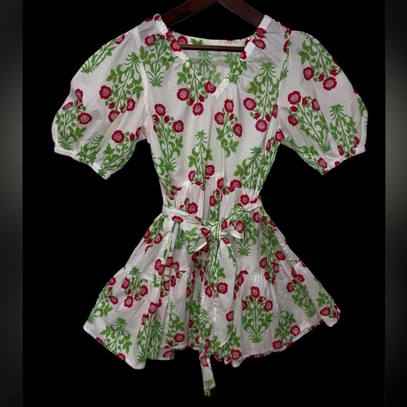 Mud Pie Dresses & Skirts - Mudpie Audra V-Neck Dress 100% Cotton size L